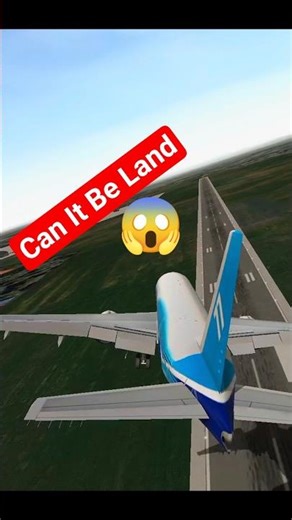 😱 dangerous landing at Manchester #shrots #aviation #flightsim #headlight #b777