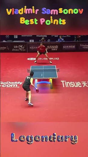 Vladimir Samsonov's Best Table Tennis Points | Top Shots & Highlights