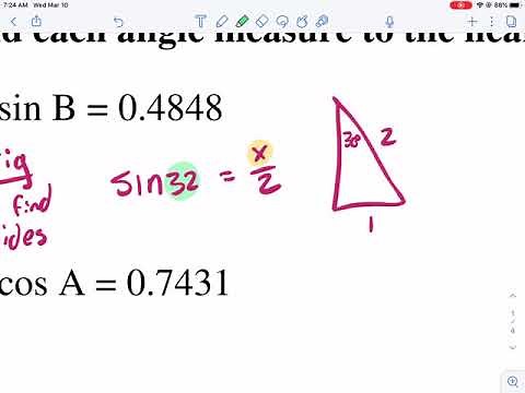 Kuta Tutorial: inverse trigonometric ratios