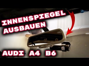 Removing the interior mirror Audi A4 B6 dimming