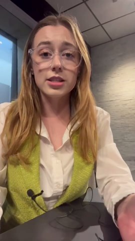 Grade A Recycling employees receive cards from students