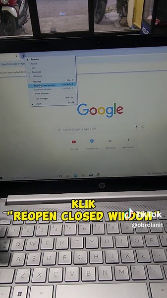 Tips Mengembalikan Tab Chrome yang Tertutup