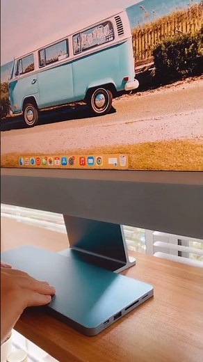 Designed to fit the 2021 iMac (24-inch) exclusively, the Satechi USB-C Slim Dock for 24” ⚡️