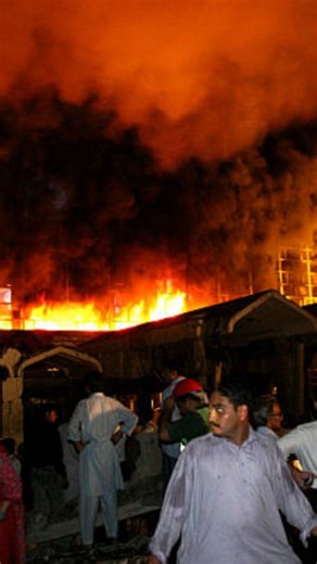 P95 on Instagram: "The 2008 Islamabad Marriott Hotel suicide bombing was one of Pakistan’s deadliest terror attacks. On the evening of 20 September 2008, a truck loaded with nearly a ton of explosives rammed into the hotel’s security barrier and exploded, producing a massive fireball that engulfed the entire front of the building. The blast created a 6ft deep crater, triggered a fierce fire that burned for hours, and shattered windows across the surrounding area. Around 54 people were martyred a