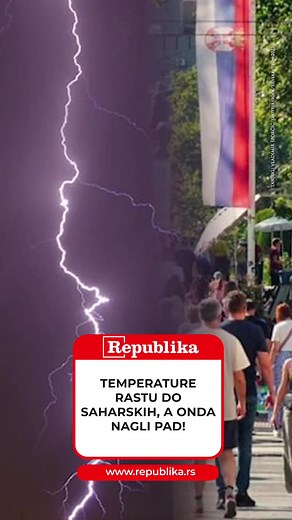 Vremenska prognoza za danas