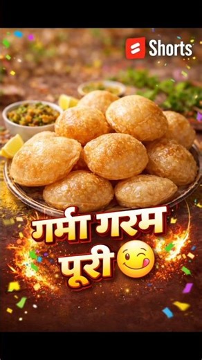 Perfect Phooli Hui Puri 😍 | Garma Garam Puri Recipe #shorts #viral #cooking