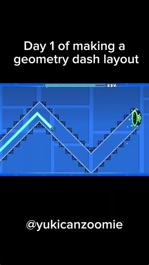 Making a geometry dash layout pt 1 // #geometrydash #gd