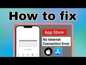 Fix “App Store No Internet Connection” in 1 Minute 🚀