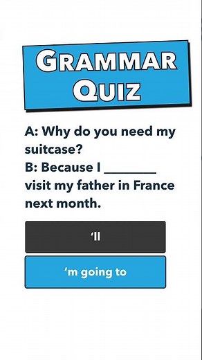 Future Simple Quiz: Will or Be Going To?