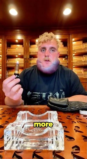 Jake Paul Surrounded By $10K Cigars He Can't Smoke 😢💔 #shorts #jakepaul #anthonyjoshua #boxing
