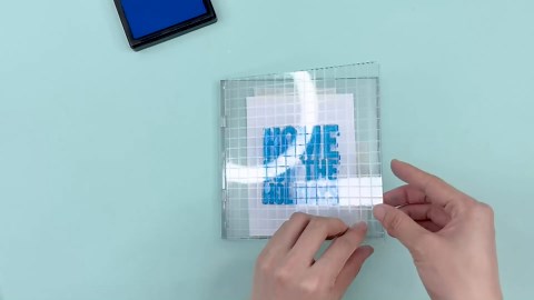 Acrylic Precise Clear Stamp Positioning Tool,6.3x6.3inch Positioner with Grid Lines Perfect Positioning Stamping Tool for Accurate Craft Stamping Card Making Scrapbooking