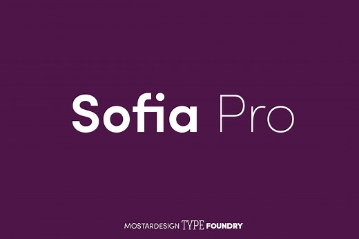 Sofia Pro Complete (16 fonts), a Sans Serif Font by Mostardesign Type Foundry
