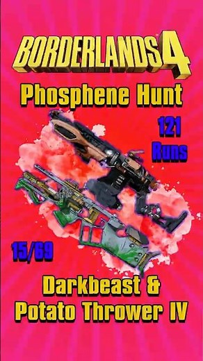 1/5th Of The Way There! | Darkbeast & Potato Thrower IV Phosphene Drop | Borderlands 4 #borderlands4
