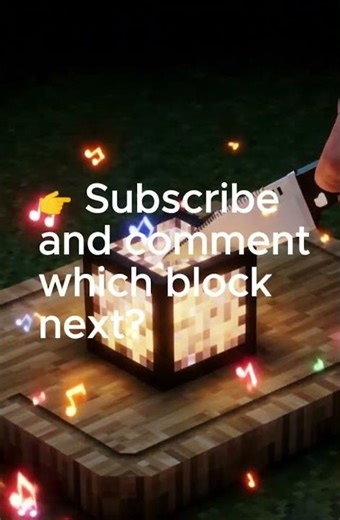 Slicing a Minecraft Note Block 🎵 (Sound Inside)