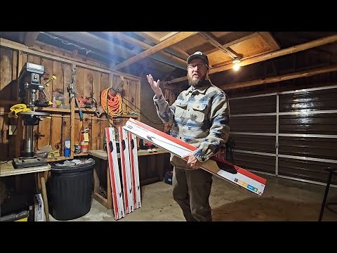 New 2023 LED Hyper Tough Shop Lights Review and Setup