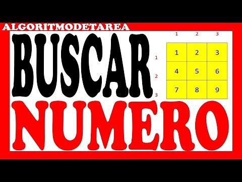 Buscar un numero en una matriz