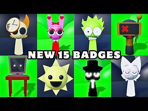 How To Get NEW 15 BADGES in 3D Sprunki RP And Animations | ROBLOX