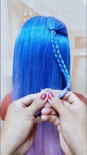 Idée Coiffure Femme Cheveux Longs et Mi Longs | Tuto Coiffures Rapides #shorts #coiffurefemme