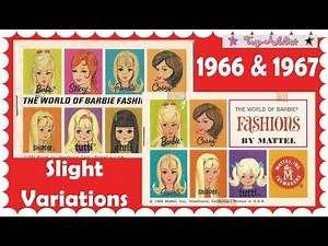 World of Barbie Fashions 1966 & 1967 Advertising Booklets (Slight Variation ~ Toy-Addict