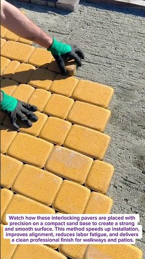 This Paver Installation Trick Is Satisfying Millions