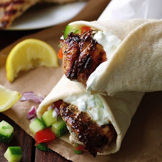 19M views · 275K shares | The marinade for this GREEK CHICKEN GYROS...