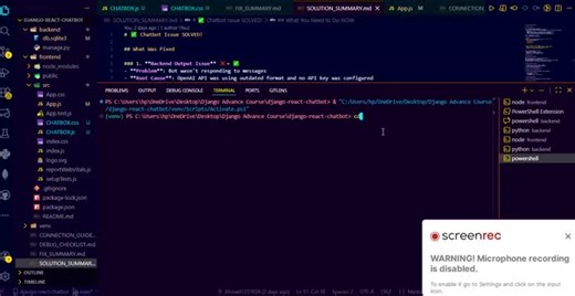 Django React Chatbot Full Stack Development | Muhammad Ahmad posted on the topic | LinkedIn