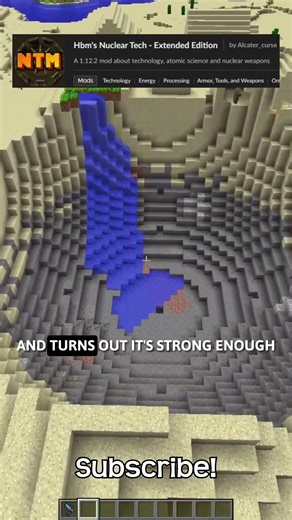 Finding Out What The Schrabidium Missile Does In Minecraft!