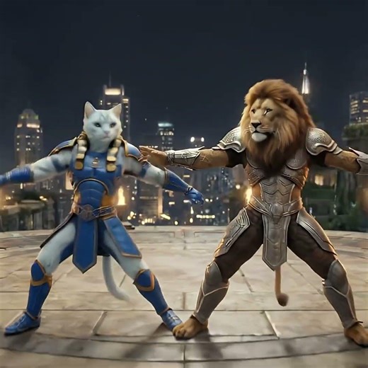 Mythic Animal Dancers in Futuristic Cities & Ancient Ruins | AI Sci-Fi Dance with Female Vocals