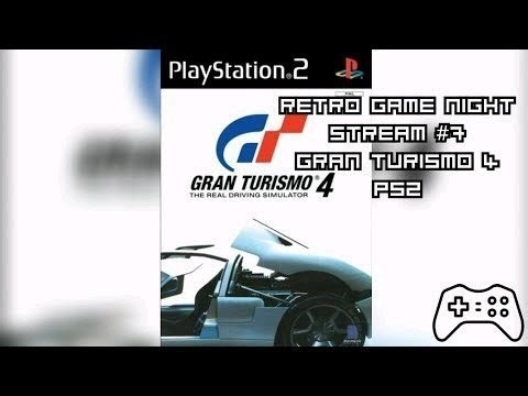 Retro Game Night Stream - #7 - Gran Turismo 4 (PS2 on a CRT TV)