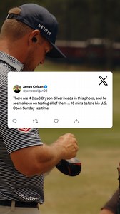 Bryson 16 minutes before trying to win a U.S. Open. 😅 | GOLF.com