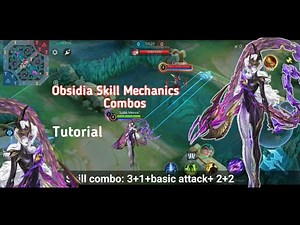 Obsidia MLBB New Hero | Obsidia Gameplay Skills and Emblems | How to Use Obsidia | Obsidia Tutorial
