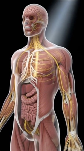 "Dynamic Anatomy: Muscle Contraction & Organ Highlights"#anatomy #animation #humanbody
