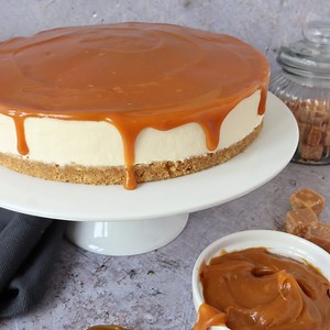 Salted Caramel Cheesecake (No Bake)
