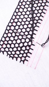 Honeycomb stitch 🌺 | Hand Embroidery Designs
