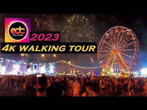 EDC 2023 | 4k Walking Tour | Electric Daisy Carnival | Las Vegas