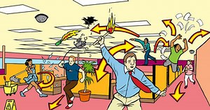 Business Reply Mail pamphlet encourages office workers to revolt