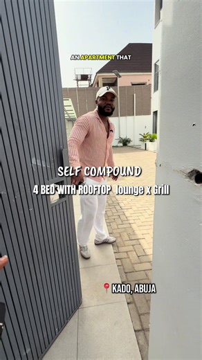 Four Bedroom Duplex in Kado, Abuja Features: • 24 hrs power supply • ⁠fast wifi • ⁠inverter • rooftop balcony • grill session • lounge • massive size kitchen • private premises • large size generator • two sitting rooms • coffee maker • private chef • laundry room • four balconies • ample parking • serene estate • smart lock • roof top sit out • security house • ⁠standby generator • ⁠washing machine • ⁠24hrs security patrol • ⁠en-suite rooms • ⁠cozy bedding • ⁠Netflix • ⁠smart tvs • ⁠prime locat