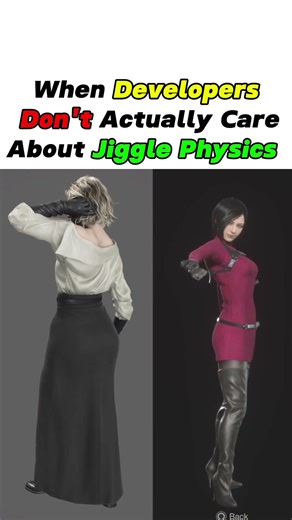 When Developers Actually Care About Jiggle Physics #residentevilrequiem #residentevil9 #explore
