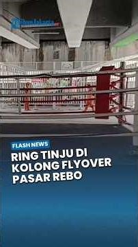Underneath the Pasar Rebo Flyover in East Jakarta, a Boxing Gym Has Been Set Up