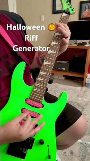 Halloween random riff generator #guitar