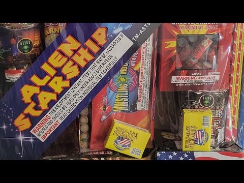 Alien Fireworks | Alien Starship Assortment Items ☆ 4th of July 2024