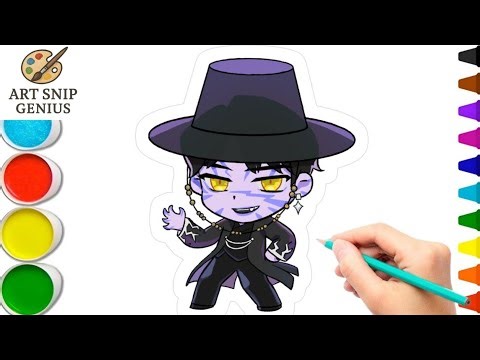 Jinu Chibi Drawing Step by Step 🎨 | Cute K-Pop Style Art for Kids & Beginners 💜