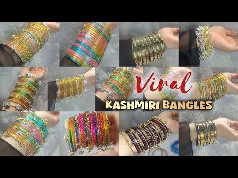 OMG😱 I'm obsessed 😍 with these Kashmiri bangles | Trending viral Kashmiri bangles haul ❤️
