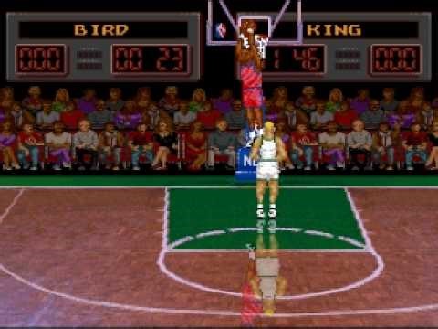 NBA All-Star Challenge - Super Nintendo - Start Up - Opening - Title Screen - SNES