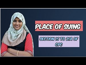 Place of Suing in Tamil| Section 15 to 21 of Cpc| CPC lecture in tamil| Legal Knowledge