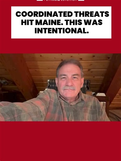 Maine was hit with coordinated threats targeting schools, banks, and public buildings. This was done to scare people and create chaos while ICE carries out lawful, warrant-based work focused on criminals. Law-abiding families have nothing to fear. Violence and intimidation have no place in Maine. We respect the law. We respect our neighbors. And we back law enforcement.