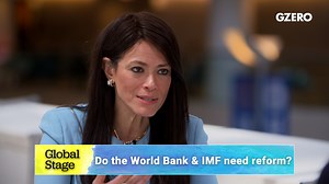 Rania Al-Mashat to policymakers: time spent on international goals pays off at home Be it the economy, food supply or pandemic fallout, "we're more coupled than we think," she tells Tony Maciulis at the World Bank/IMF spring meetings #GlobalStage https://www.gzeromedia.com/global-stage/ | GZERO Media