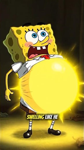 SpongeBob Golden Mango Belly Explosion 🥭💥#spongebob
