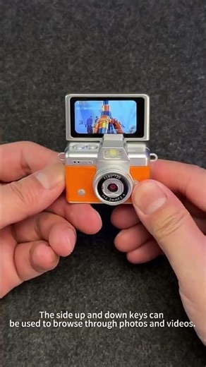 LK-027 Video Camera Classic Portable Mini CCD Camera LED Fill Light Recorder Mini Digital Camera