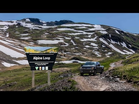 Alpine Loop Colorado in a stock F150 & failing mineral creek